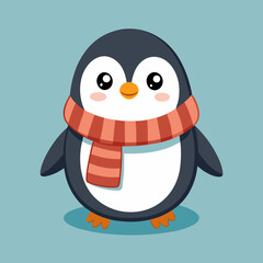 penguin with ice cream