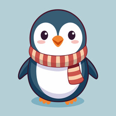 penguin with ice cream