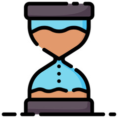 stopwatch vector filled outline icon