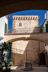 tower of sa Baronía, Banyalbufar, Natural area of the Serra de Tramuntana., Majorca, Balearic...