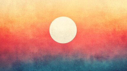 Vibrant Autumn Palette of Soft Pastels in Reds and Oranges