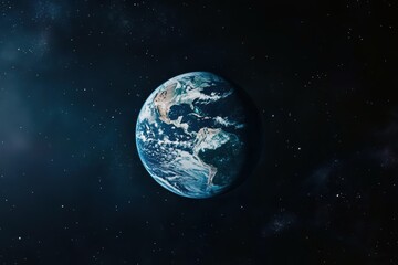 Graphic layouts showcasing Earth and its beauty in cosmic space environment