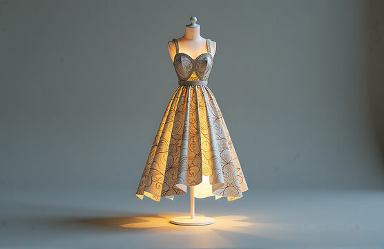 da cerimonia realizzato con carta piegata mano e circuiti stampati flessibili che si illumina risposta alle onde cerebrali di chi