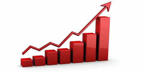 PNG graph showing financial trading growth trend