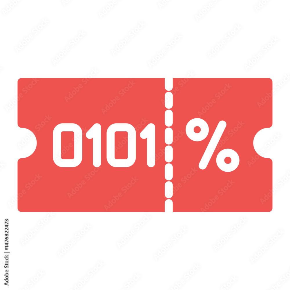 Poster discount code icon vector image. can be used for web store.