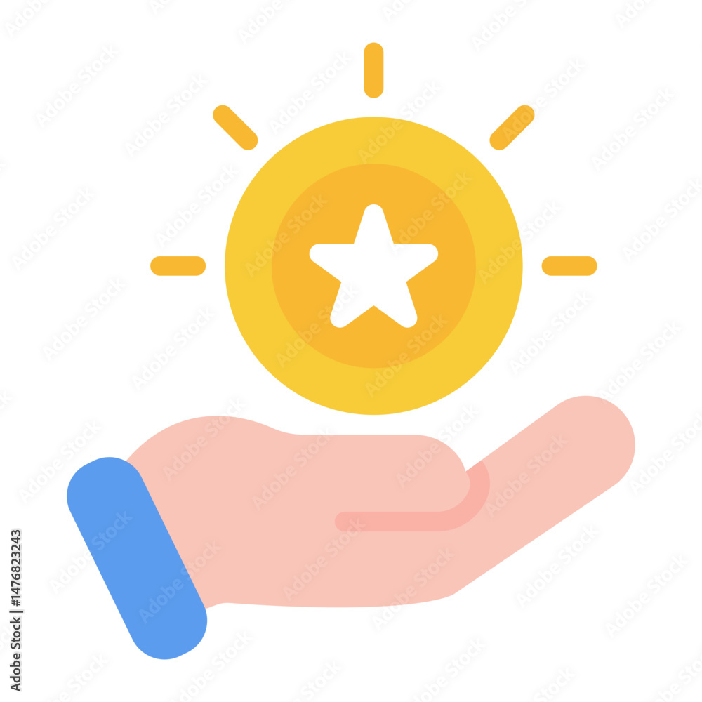Poster redeem point icon vector image. can be used for web store.