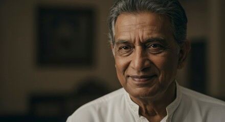 Obraz premium Portrait of a smiling senior man (2)