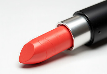 Fototapeta premium Coral Lipstick: Bold, Matte Finish
