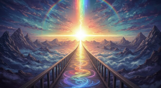 Bifrost: A Mystical Rainbow Bridge Between Realms