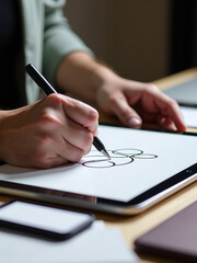 designer working digital