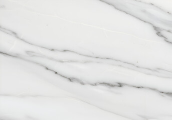 Obraz premium White Marble Carrara Closeup Stone Texture Minimal Vein Pattern