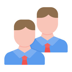 Duo icon vector image. Can be used for Battle Royale.