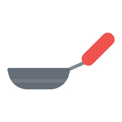 Frying Pan icon vector image. Can be used for Battle Royale.