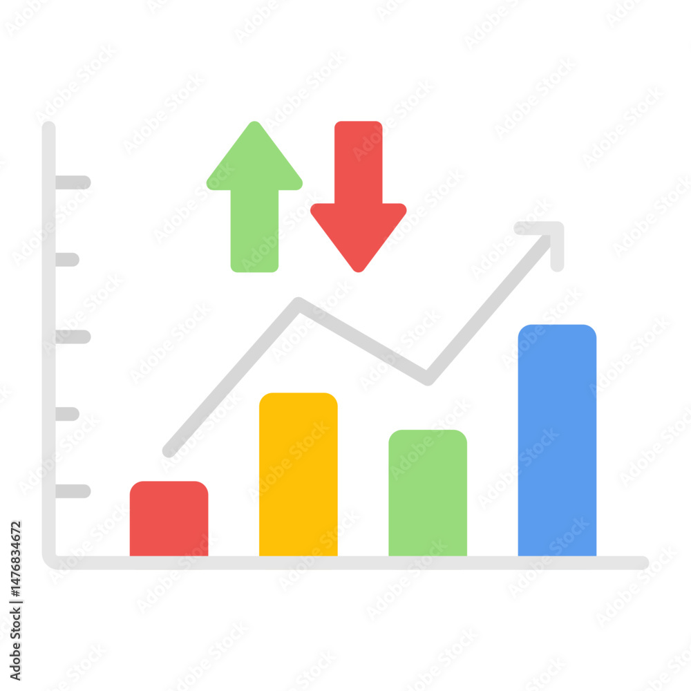 Poster predictive analysis icon vector image. can be used for marketing technology.