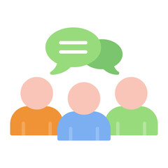Meetings icon vector image. Can be used for Marketing Technology.