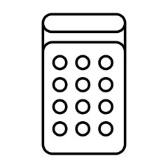Thimble Vector Line Icon Design