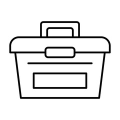 Toolbox Vector Line Icon Design