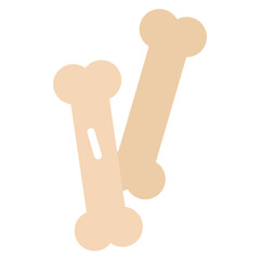 Bones icon vector image. Can be used for Museum.