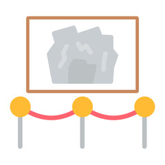 Cave Art icon vector image. Can be used for Museum.