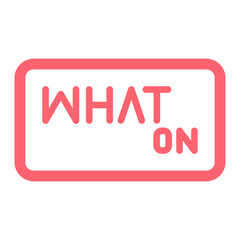 What On icon vector image. Can be used for Museum.