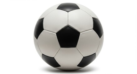 Naklejka premium Classic Black and White Soccer Ball