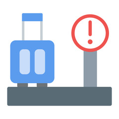 Etd icon vector image. Can be used for Airline.