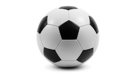 Fototapeta premium Classic Black and White Soccer Ball 