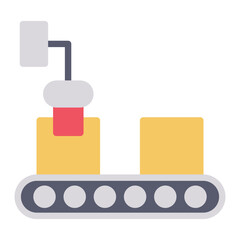 Automotive Industry icon vector image. Can be used for Industry.