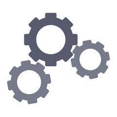 Machine icon vector image. Can be used for Industry.