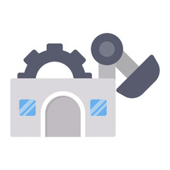 Traditional Manufacturing icon vector image. Can be used for Industry.