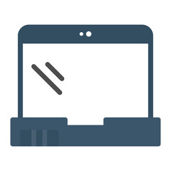 Obraz premium Laptop Computer icon vector image. Can be used for Technology eCommerce.