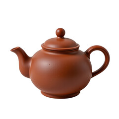 Traditional Brown Teapot with Smooth Finish and Rounded Shape