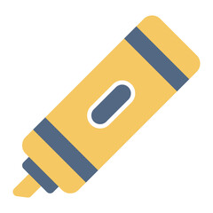 Highlighter icon vector image. Can be used for Office.