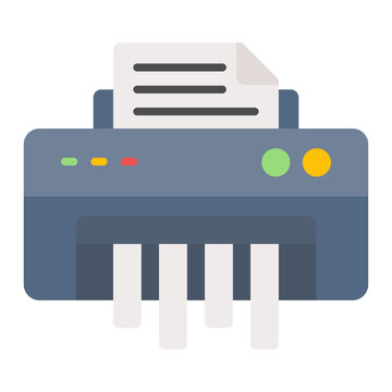blue paper shredder flat design clip art preview