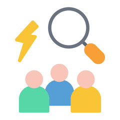 Incident Coordination icon vector image. Can be used for Emergency Service.