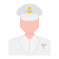 Marine Male icon vector image. Can be used for Emergency Service.