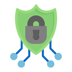 Cyber Security icon vector image. Can be used for Privacy.