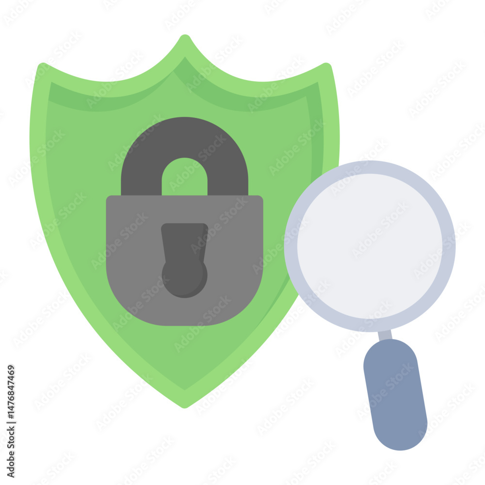 Poster privacy audit icon vector image. can be used for privacy.