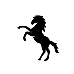 Horse silhouette illustration