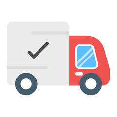 Delivery Service icon vector image. Can be used for Postal Service.