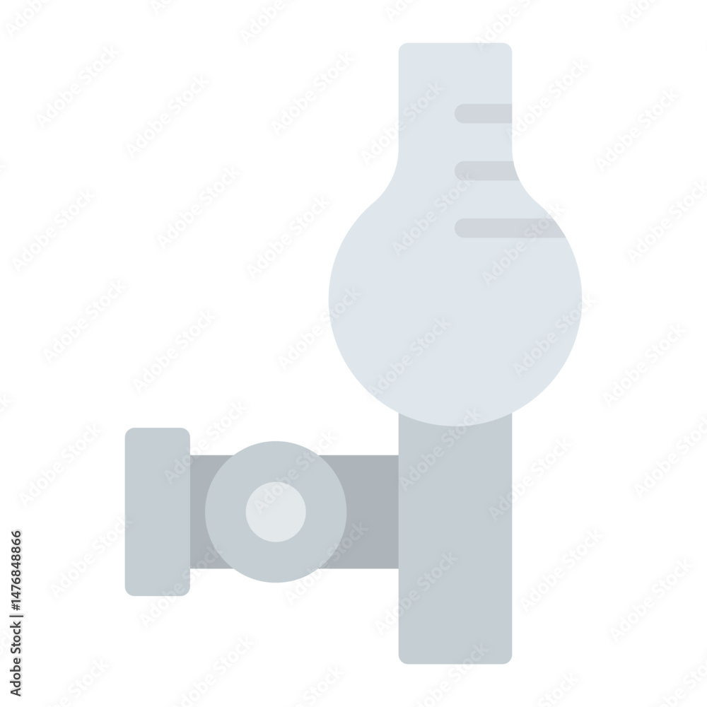 Poster Pipette Bulb icon vector image. Can be used for Science.