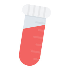 Test Tube icon vector image. Can be used for Science.