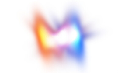 Transparent glowing light leaks overlay effect, film grain texture overlay. Neon light leaks texture effect. Color gradients shape, grunge texture effect