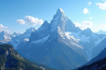 Alpine Peak Panorama
