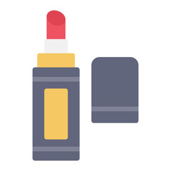 Lipstick icon vector image. Can be used for Dermatology.