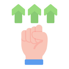Naklejka premium Motivation & Incentives icon vector image. Can be used for Human Resource.