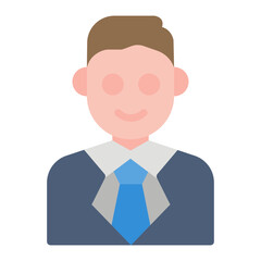 Manager icon vector image. Can be used for Staff Management.