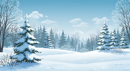 Obraz premium Winter's Silent Embrace