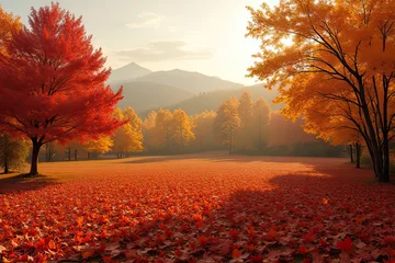 Fotobehang Autumn Charm in Nature © MrAoffer