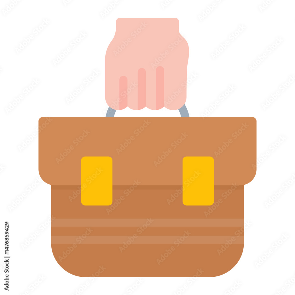 Poster project portfolio icon vector image. can be used for project assesment.